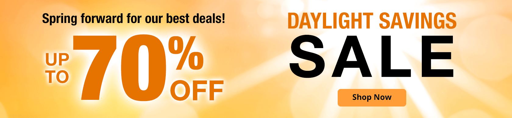 Daylight Savings Sale