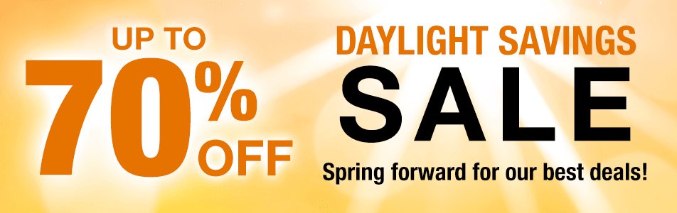 Daylight Savings Sale