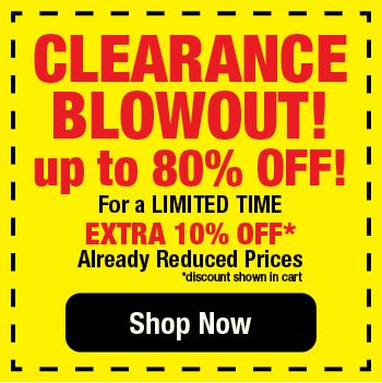 Shop Clearance Blowout