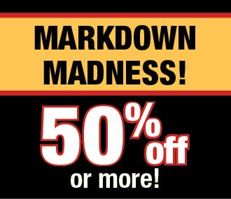 Shop Markdown Madness