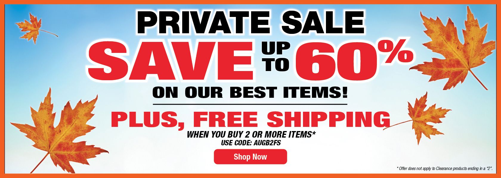 Shop Private Sale