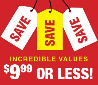 Shop $9.99 or Less