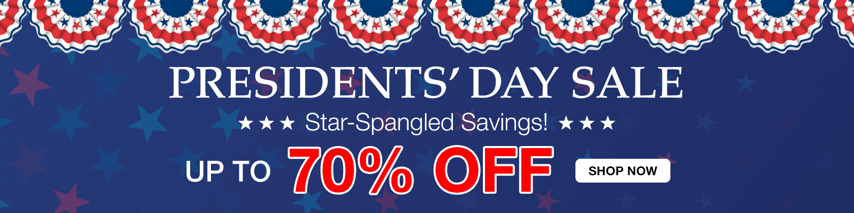 Presidents' Day Sale