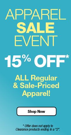 Shop Apparel Sale Event