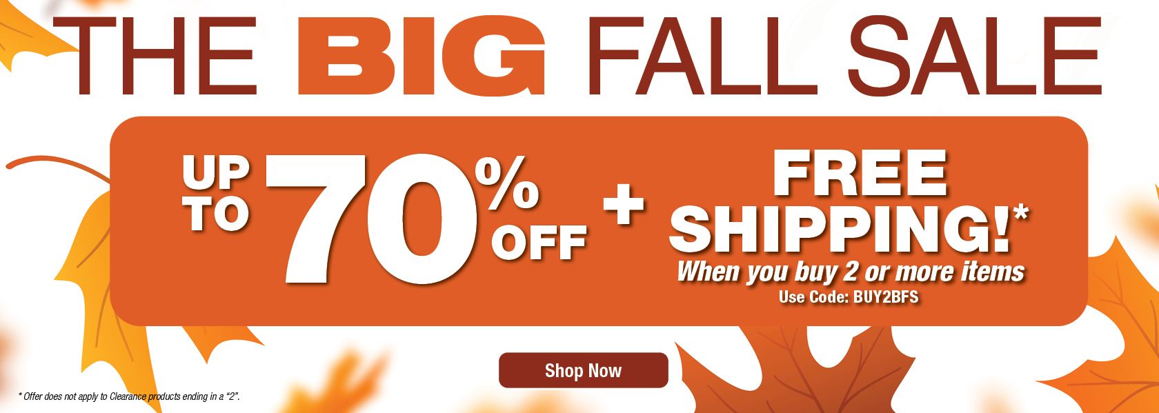 Shop Big Fall Sale