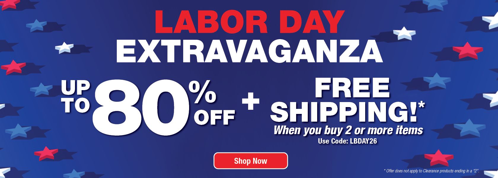 Shop Labor Day Extravaganza