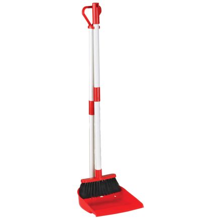 Long-Handled Dust Pan with Broom-303515