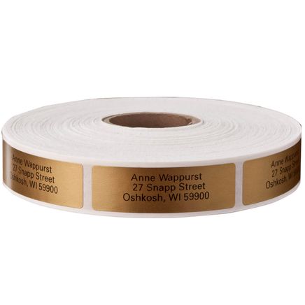 View product details for Self Stick Address Labels, Roll of 1000