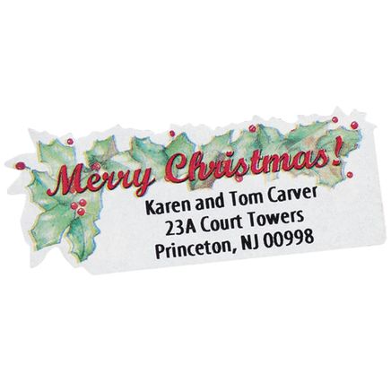 View product details for Merry Christmas Labels, Set of 250