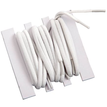 Silver Steps™ Elastic Shoe Laces, 3 Pair-341204