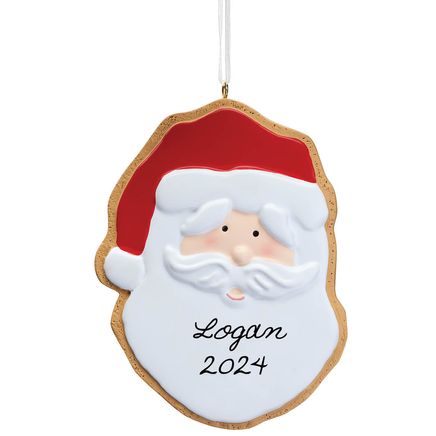 Personalized Santa Gingerbread Cookie Ornament-347625