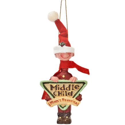 Personalized Mom's Favorite Middle Child Ornament-353219