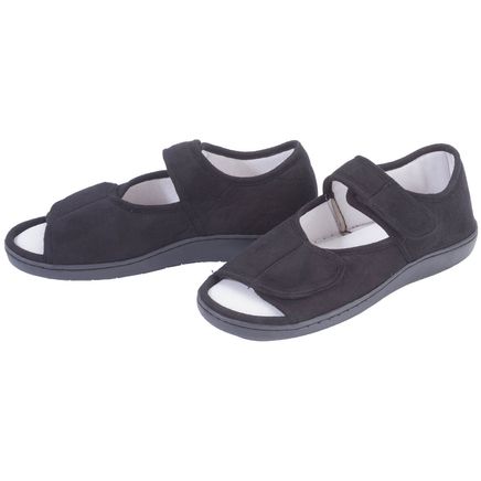 Adjustable Memory Foam Slippers by Silver Steps™-354540