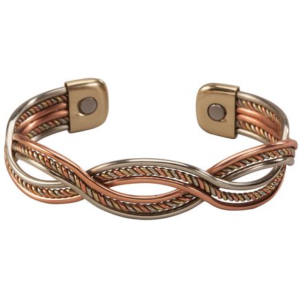 Magnetic Copper Braid Cuff-362352