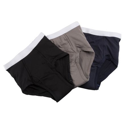 Men's 20 oz. Incontinence Briefs, 3-Pack, Assorted Colors-362412