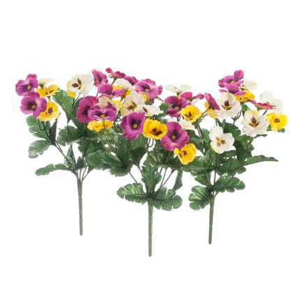 Pansy Bushes, Set of 3 by OakRidge™-364118