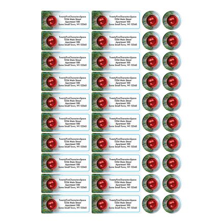 View product details for Personalized Peace, Hope, Christ Address Labels & Seals, Set of 20