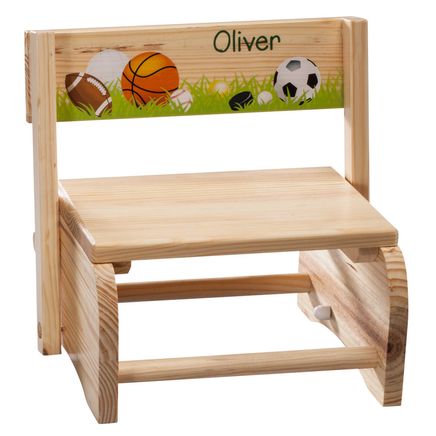 Personalized Children's Sports Step Stool-365668