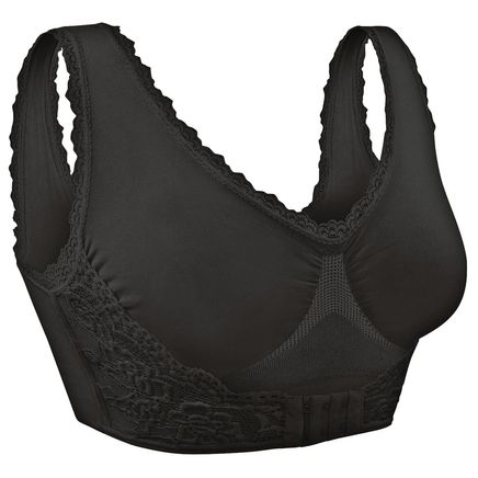 Lovely Lace Front Hook Bra-369764