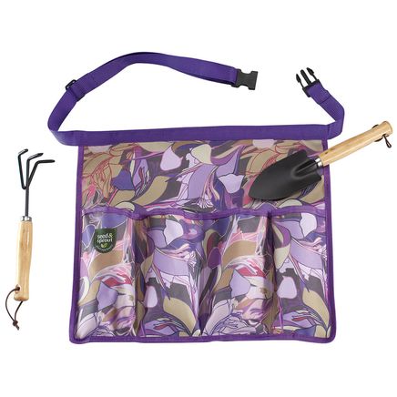 View product details for 3-Piece Purple Garden Tool Belt Set