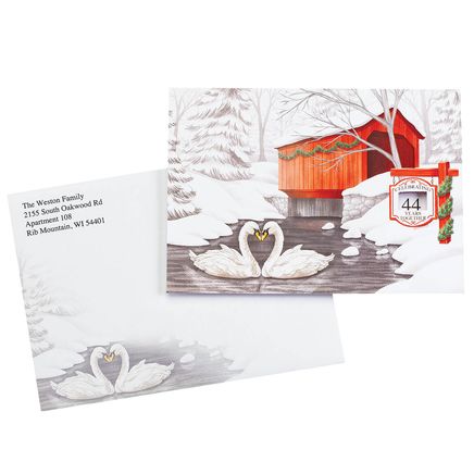 Personalized Years Together Christmas Card Set of 20-373670