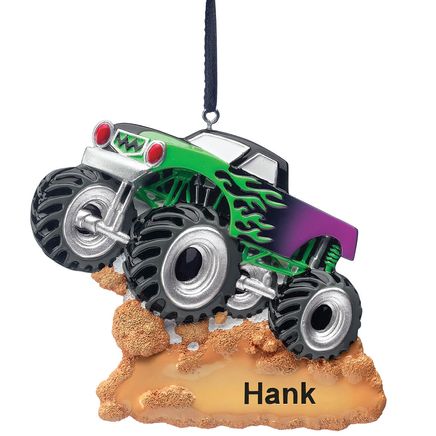 View product details for Personalized Monster Truck Ornament