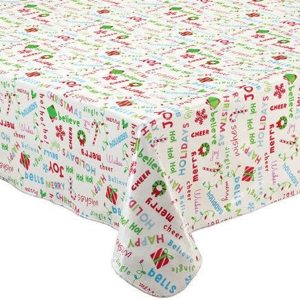 Holiday Expressions Vinyl Table Cover by Chef's Pride-373921