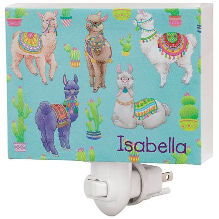 Personalized Llamas Children's Night Light-374528