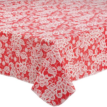 Lovely Lace Vinyl Table Cover by Chef's Pride-374599