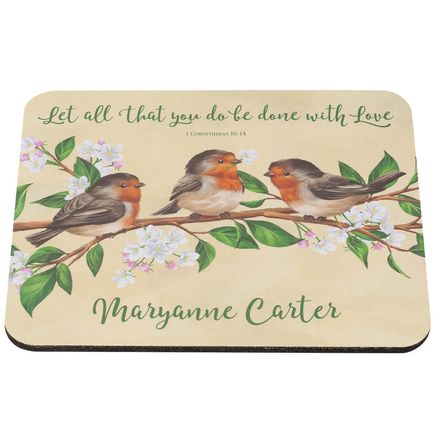 Personalized Bird Trio Mousepad-374624
