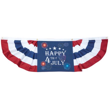Lighted Happy Fourth of July Bunting by Holiday Peak™-374833
