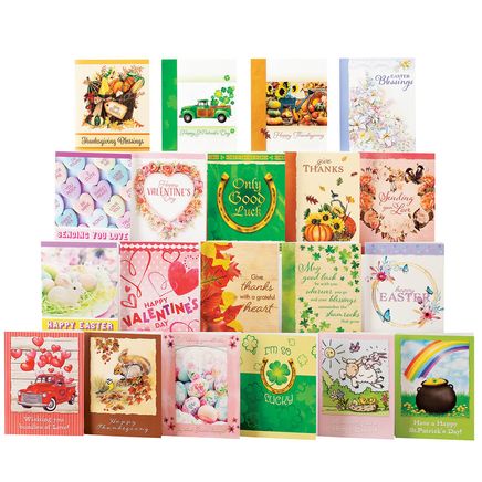 Holiday Card Assortment, Set of 20-374941