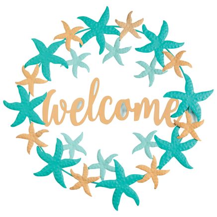 Metal Seastar Welcome Wreath by Fox River™ Creations-374946