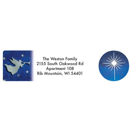 Personalized Nativity Scene Labels and Seals, Set of 20-374986