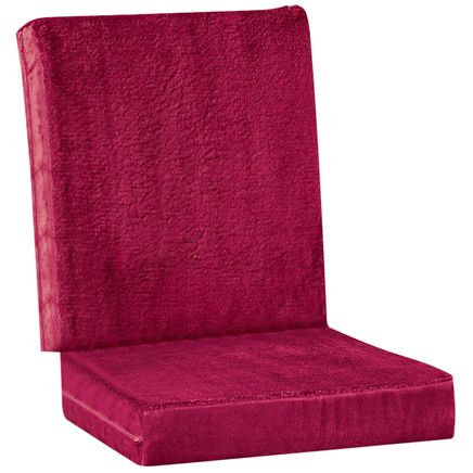 Sherpa-Covered Gel Cushion for Back and Seat-375518