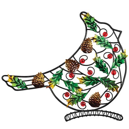 Metal Beaded Cardinal Décor by Holiday Peak™-375592