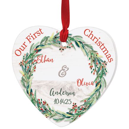 Personalized Our First Christmas Ornament-375725
