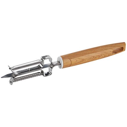 View product details for Multipurpose Peeler with Woodgrain Handle