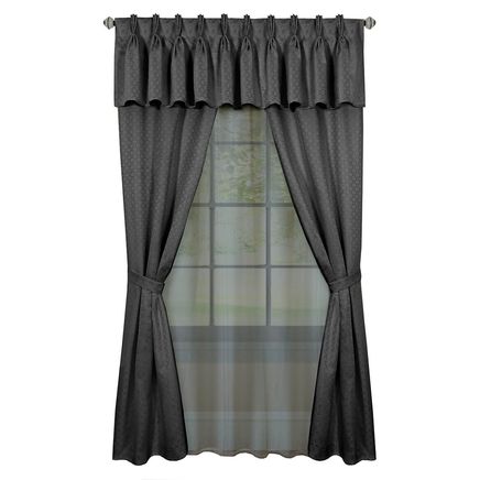 6-Piece Claire Pinch Pleat Curtain Set-375853