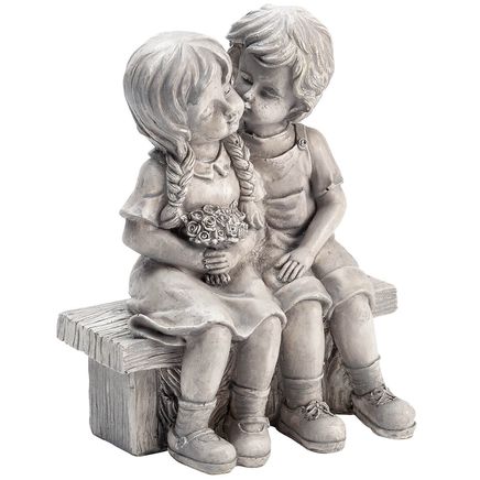 Kids on Bench Resin Statue by Fox River™ Creations-376488