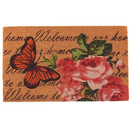 Butterfly Welcome Coir Mat-376714
