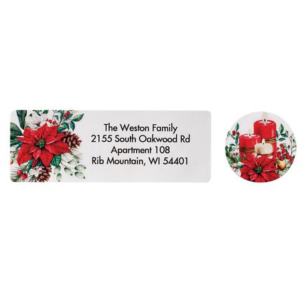 Personalized Christmas Prayer Labels and Seals, Set of 20-377366