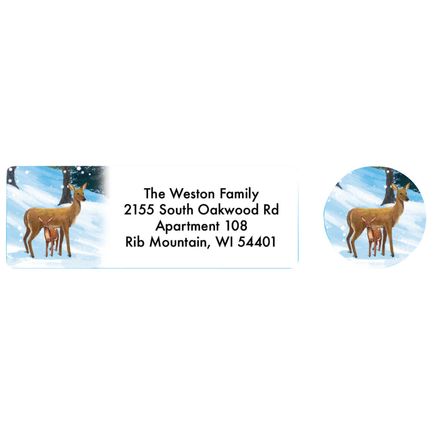 Personalized Seasonal Landscape Labels and Seals, Set of 20-377373