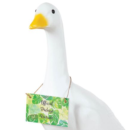 Personalized Leaves Goose Sign-377474