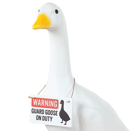 Warning Guard Goose On Duty Sign-377478
