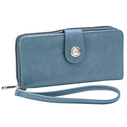 View product details for B. Amici™ Luciana RFID Leather Wallet with Wristlet