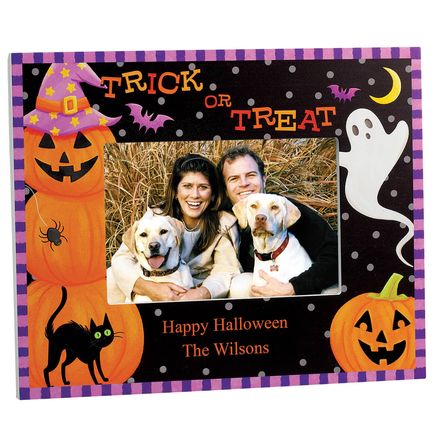 View product details for Personalized Trick or Treat Halloween Frame