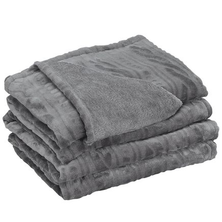View product details for OakRidge™ Cozy Plush Sweater Fleece Blanket