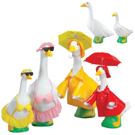 Bikini and Raincoat Goose, Baby and Outfits Bundle by Gaggleville®-378180