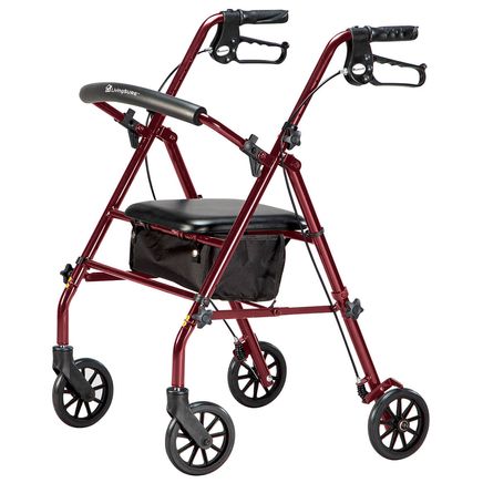 Durable Aluminum Rollator by LivingSURE™-378541